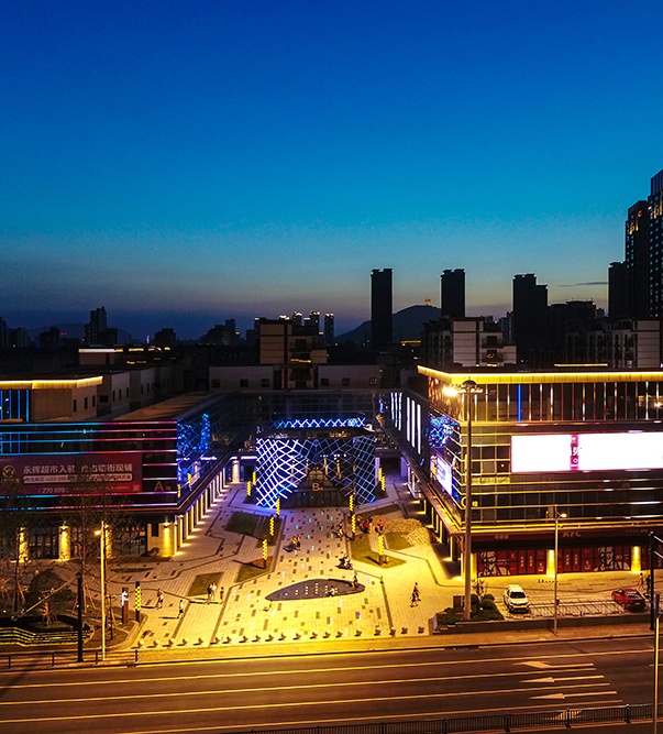 永輝城市生活廣場(萬象商業(yè)廣場)夜景照明工程